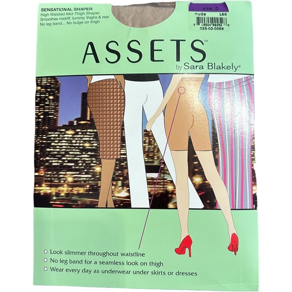 Assets by Sara Blakey Women’s High Waisted Mid-Thigh Shaper - Picture 1 of 6